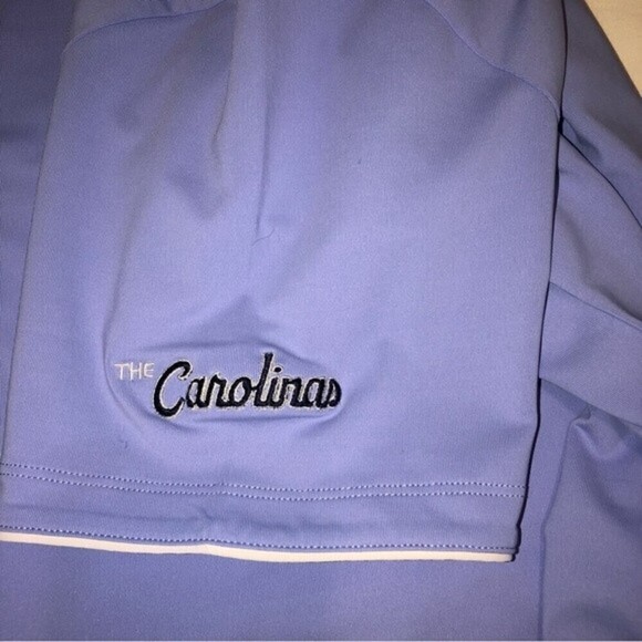 Peter Millar UPF 50 Sun Protection Womens Carolinas Golf Shirt Size Medium Blue - Picture 3 of 8